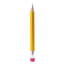 Bleistift mit Radierer aus Styropor, selbststehend...