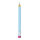 Bleistift mit Radierer aus Styropor     Groesse: 93x7,5cm    Farbe: blau/pink     #