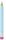 Bleistift mit Radierer aus Styropor     Groesse: 93x7,5cm    Farbe: blau/pink