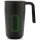 GRS recycelte PP und Stainless Steel Tasse mit Griff Farbe: schwarz