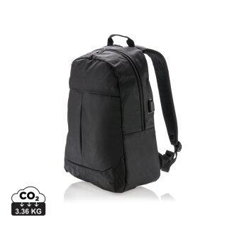 Power USB Laptop-Rucksack Farbe: schwarz