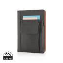 Notizbuch mit Telefontasche Farbe: schwarz