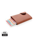 C-Secure RFID Kartenhalter und Geldbörse Farbe: braun, silber
