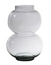 Vase Round Duo Mundgeblasen Recycelt H25cm D16cm