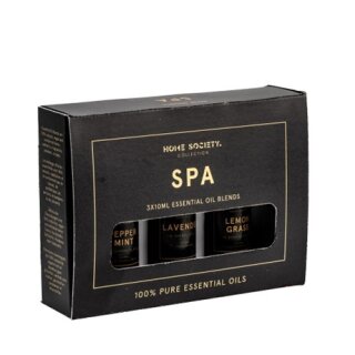 Raumduft Set Spa, Peppermint+Lavender+Lemongras 3x10ml