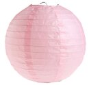 Outdoor Lampion, Nylon, hellrosa 25cm