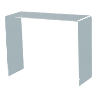 Deko-Brücke Acryl, 3mm Wandstärke     Groesse: 21x27x10cm    Farbe: klar