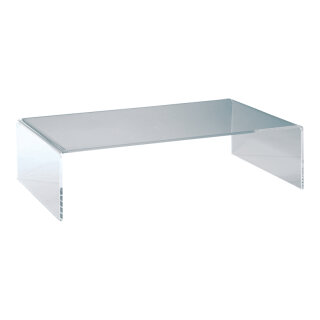 Deko-Brücke Acryl, 3mm Wandstärke     Groesse: 7x27x18cm    Farbe: klar