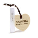 ZirbenHerz 50x50 mm inkl. 5 ml ZirbenSpray...