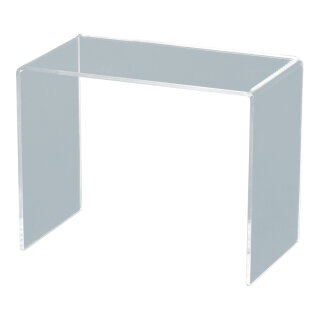 Deko-Brücke Acryl, 3mm Wandstärke     Groesse: 14x18x10cm    Farbe: klar