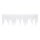 Icicle frieze  - Material: from 2cm snow mat - Color: white - Size: 100x30cm