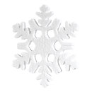 Snowflake  - Material: styrofoam - Color: white - Size:...