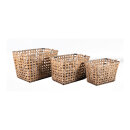 Bamboo basket set of 3, nested     Size: 57x37x38cm,...