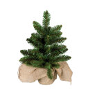 Noble fir in jute bag - Material: 27 tips - Color: green...