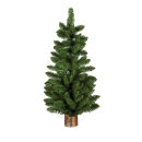 Edeltanne      Groesse: mit Holzfuß, 121 Tips, 75cm...