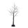 Tree with 48 warm white LEDs - Material: out of plastic - Color: black/warm white - Size: 120cm X Kunststofffuß: 18x18x5cm