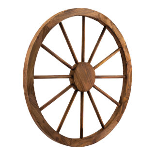 Wheel out of fir wood     Size: 70cm, thickness 3,5cm    Color: brown