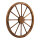 Wheel out of fir wood     Size: 70cm, thickness 3,5cm    Color: brown