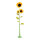 Sonnenblume 3-fach, aus Kunststoff/Kunstseide, 2-teilig, 6 Blätter, Plastikfuß: 21x21cm     Groesse:180cm, Blüte: Ø 36cm, Ø 26cm, Ø 18cm    Farbe:gelb/grün