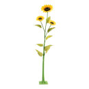 Sonnenblume 3-fach, aus Kunststoff/Kunstseide, 2-teilig,...