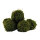 Moss balls 6 pcs., out of styrofoam/plastic, with artificial moss     Size: 8cm    Color: green