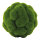 Moosball aus Styropor/Kunststoff, beflockt     Groesse: 15cm    Farbe: grün