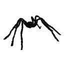 Spinne aus Styropor/Synthetik-Wolle, biegsam     Groesse:...