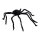 Spinne aus Styropor/Polyester, biegsam     Groesse: 60x20cm    Farbe: schwarz