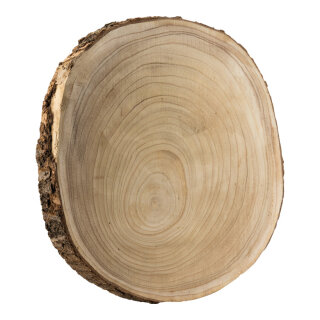 Wood slice      Size: Ø 50cm, height 5cm    Color: natural-coloured