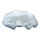 Schneewatte 450g/Btl., aus Polyester, formbar, schwer entflammbar nach DIN4102-B1     Groesse:4x0,4m    Farbe:weiß