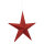 Stern aus Kunststoff, beglittert, mit Hänger     Groesse:30cm    Farbe:rot