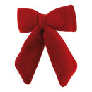 Samtschleife      Groesse: 20x15cm    Farbe: rot