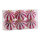 Ornamente 6 Stk./Blister, aus Kunststoff, zwiebelförmig     Groesse: Ø 7cm    Farbe: fuchsia/weiß