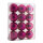 Weihnachtskugeln      Groesse: Ø 8cm, 12 Stk./Blister, aus Kunststoff, sortiert, mit Hänger    Farbe: fuchsia