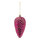 Tannenzapfen aus Kunststoff, zum Hängen, beglittert     Groesse: 12x6cm    Farbe: fuchsia