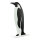 Pinguin 2-teilig, aus MDF, stehend     Groesse: 60x37cm, Standplatte: 34x12cm    Farbe: schwarz/weiß