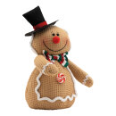 Lebkuchenfigur aus Styropor/Stoff, mit Hut     Groesse:...