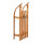Schlitten aus Holz (Kiefer), zum Einklappen     Groesse: 50x20x11cm, ca.43cm Schnur    Farbe: braun