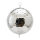 Mirror ball out of styrofoam, with double hooks for safety reasons     Size: Ø 40cm    Color: silver