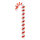 Zuckerstange XXL 3-teilig, aus MDF/Metall     Groesse:205cm, Ø 18cm, Bodenplatte: 50x50cm    Farbe:rot/weiß