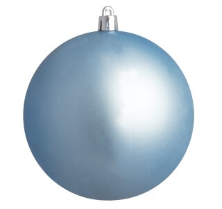 Weihnachtskugel aus Kunststoff, matt     Groesse:20cm    Farbe:hellblau
