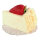 Cake slice cream cake - Material: foam - Color: white - Size: 7x10cm