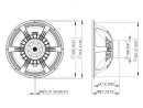 LAVOCE SAN214.50-4 21" Subwoofer Neodymium Magnet Aluminium Basket Driver
