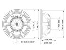 LAVOCE SAN184.50iP 18" Subwoofer Neodymium Magnet Aluminium Basket Driver