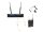 RELACART Set UR-222S Bodypack mit HM-600S Headset und Lavalier