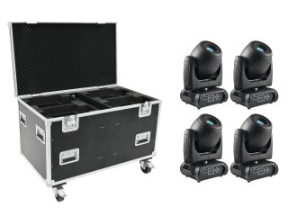 FUTURELIGHT Set 4x DMH-160 MK2 + Case with wheels