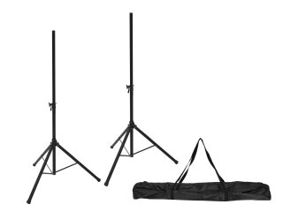 OMNITRONIC Set 2x M-3 Speaker System Stand + Carrying Bag