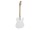 DIMAVERY TL-601 E-Guitar LH, white / black pick guard