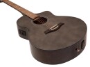 DIMAVERY STW-50 Western Guitar,brown