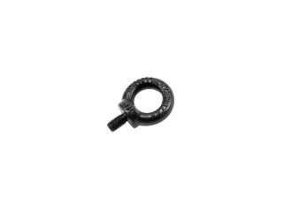 SAFETEX Eyebolt M10/17mm, black galvanized drop forged